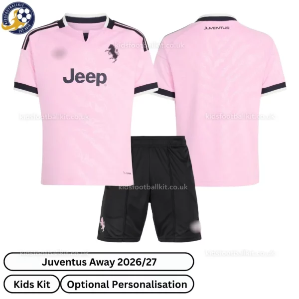 Juventus Away Kids Kit 26_27-over view