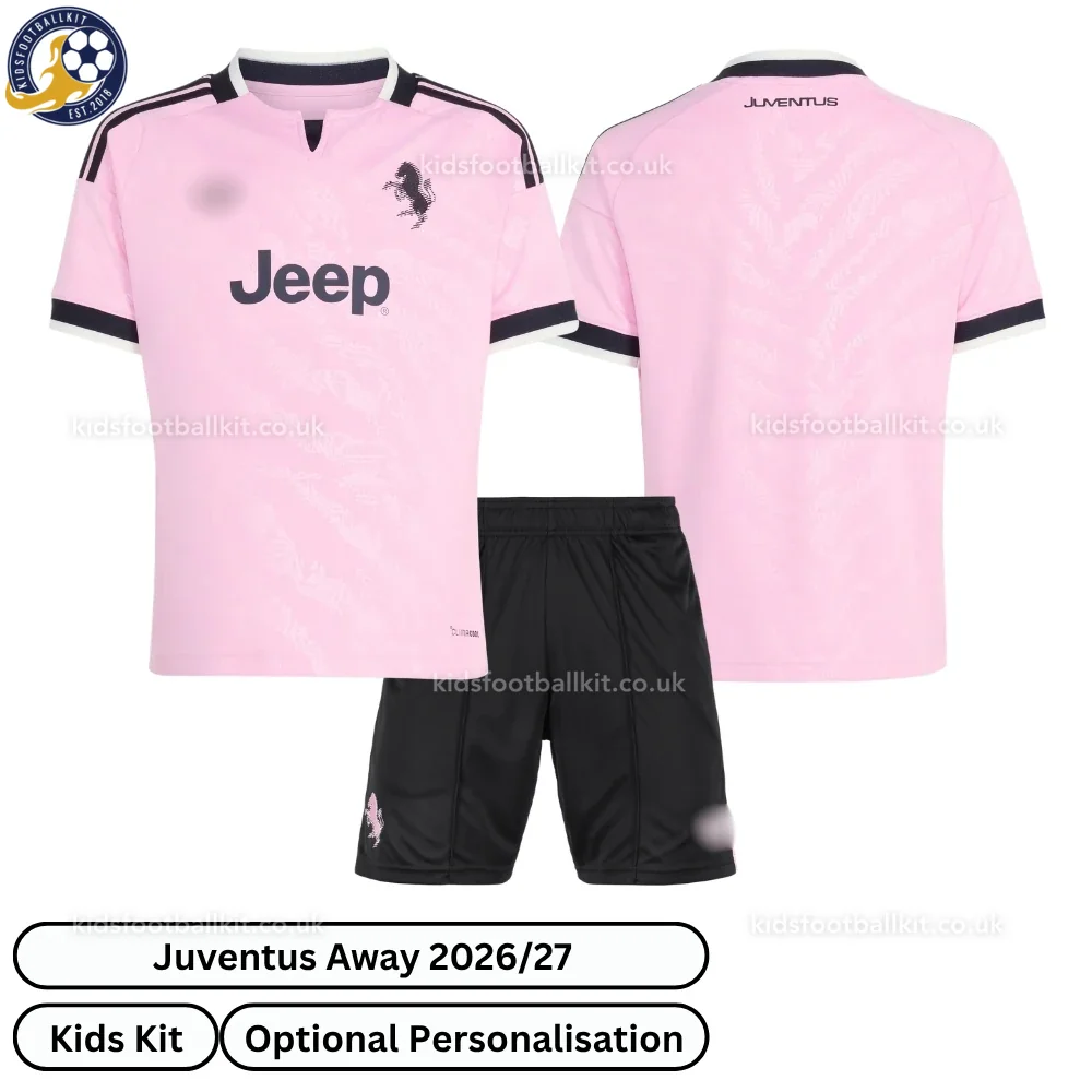 Juventus Away Kids Football Kit 2026/27 (No socks)