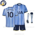 KFK-Tottenham-Hotspur-MADDISON-10-Away-Kids-Kit-2024-25-Blurred