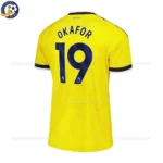 Leeds United Away Kids Kit 26_27-back view-OKAFOR 19