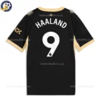 Manchester City Away Kids Kit 26_27-back view-HAALAND 9