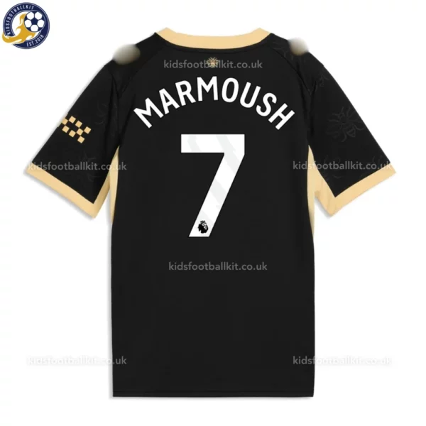 Manchester City Away Kids Kit 26_27-back view-MARMOUSH 7