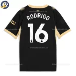 Manchester City Away Kids Kit 26_27-back view-RODRIGO 16