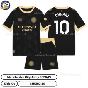 Manchester City Away Kids Kit 26_27-over view-CHERKI 10