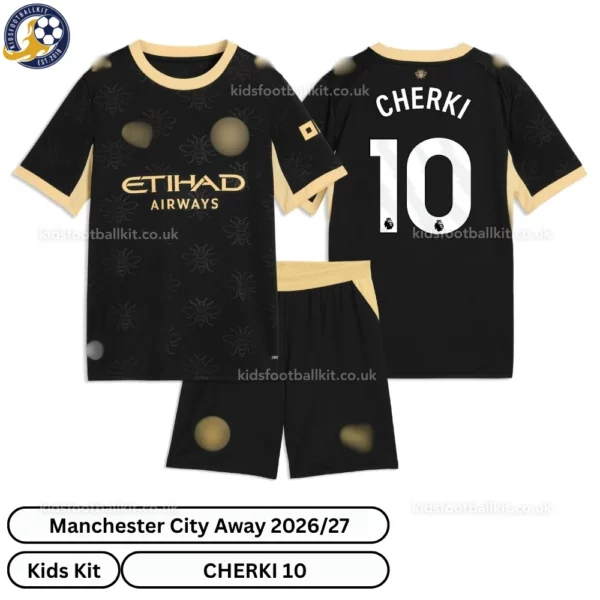 Manchester City Away Kids Kit 26_27-over view-CHERKI 10