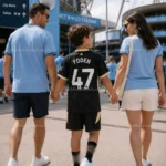 Manchester City Away Kids Kit 26_27-over view-FODEN 47-image