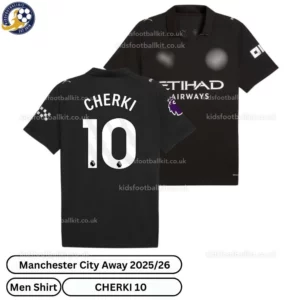 Manchester City Away Men Football Shirt 2025/26 - CHERKI 10
