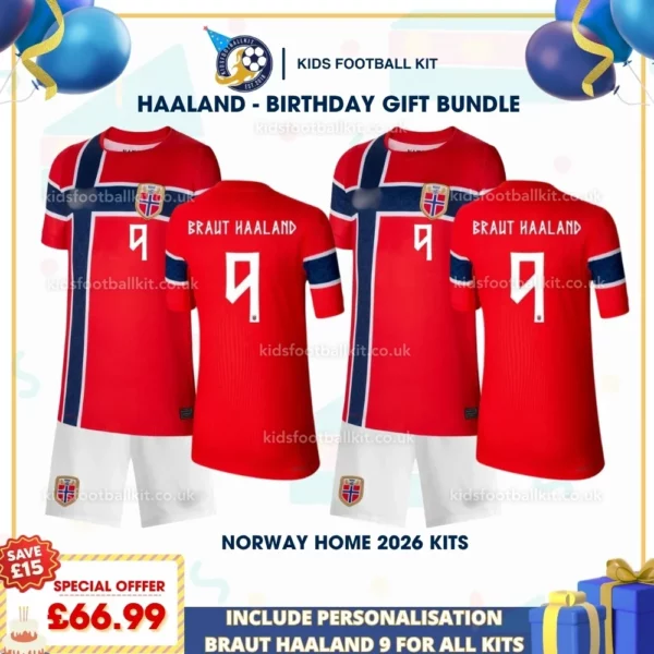Norway Home Kids Kits 2026 - BRAUT HAALAND 9-p