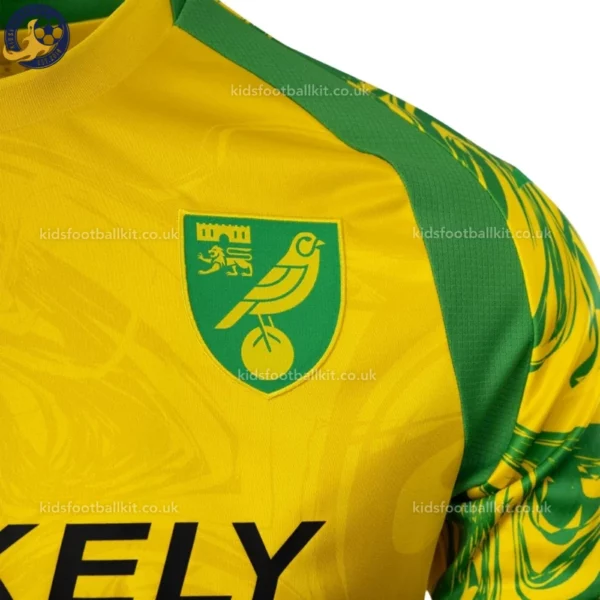 Norwich City Home Kids kit 26_27-detail1