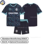 Olympique Marseille away kids kit 26_27-over view