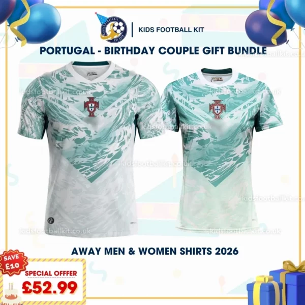 Portugal away men and women shirts 2026-p