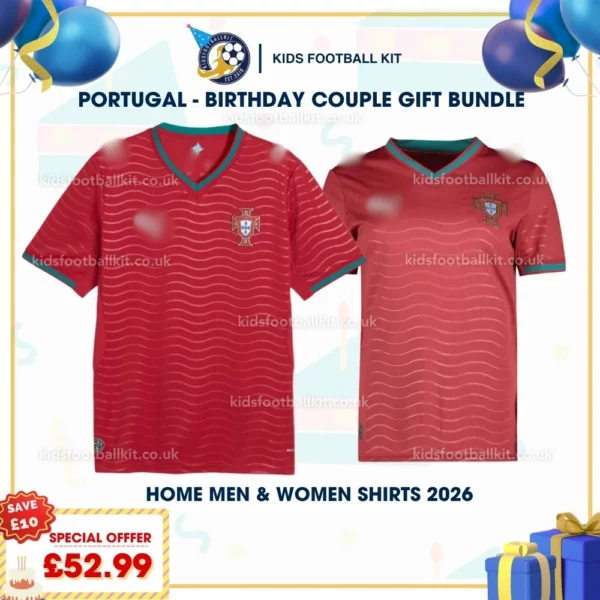 Portugal home men and women shirts 2026-p