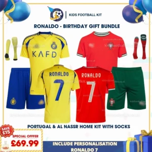RONALDO Portugal & AL Nassr home Kit with socks - christmas-p