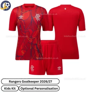 Rangers Goalkeeper Kids Kit 26_27-over view