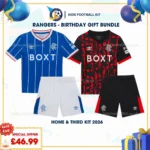 Rangers home and third kids kit 2026