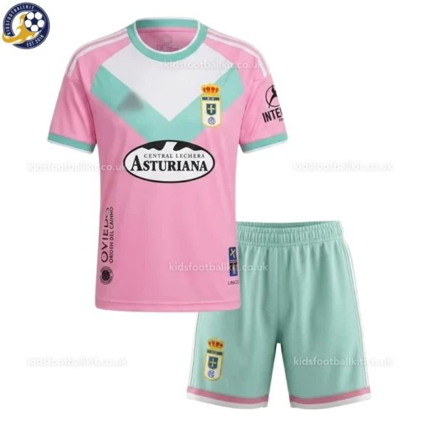 Real Oviedo third kids kit 26_27-front view