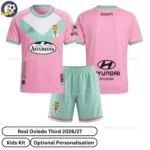 Real Oviedo third kids kit 26_27-over view