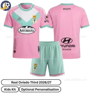 Real Oviedo third kids kit 26_27-over view