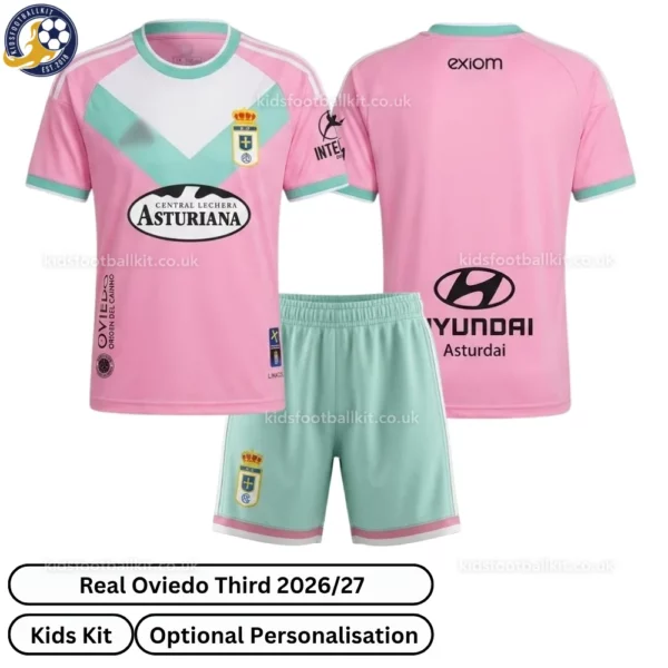Real Oviedo third kids kit 26_27-over view