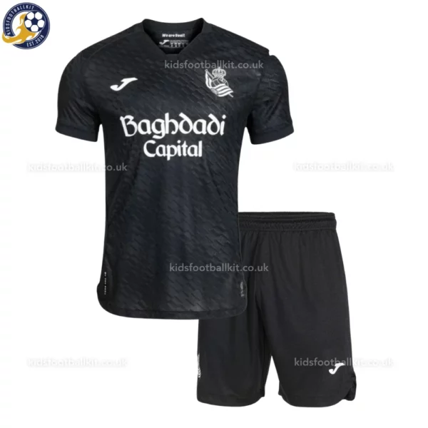 Real Sociedad away kids kit 26_27-front view