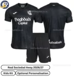 Real Sociedad away kids kit 26_27-over view