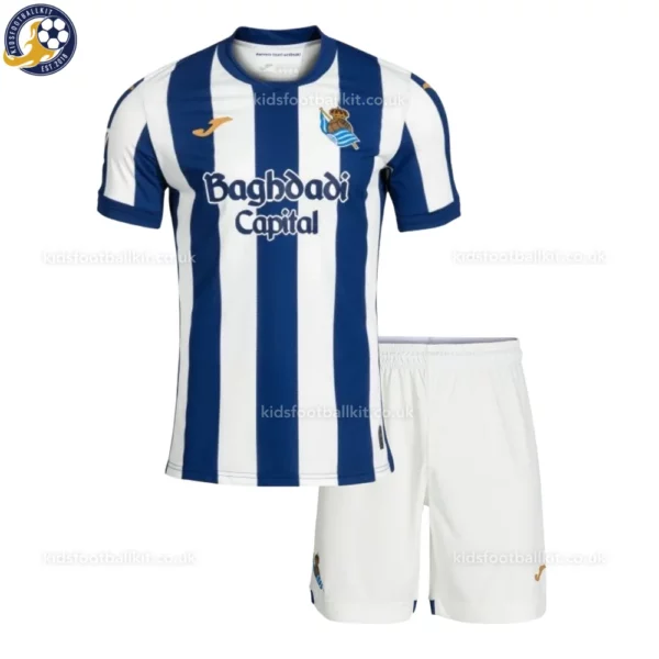 Real Sociedad home kids kit 26_27-front view