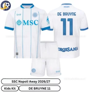 SSC Napoli Away Kids Kit 26_27-over view-DE BRUYNE 11