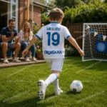 SSC Napoli Away Kids Kit 26_27-over view-HØJLUND 19-image