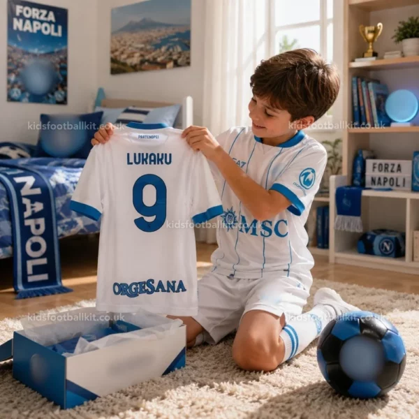 SSC Napoli Away Kids Kit 26_27-over view-LUKAKU 9-image