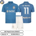 SSC Napoli Home Kids Kit 26_27-over view-DE BRUYNE 11
