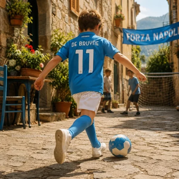 SSC Napoli Home Kids Kit 26_27-over view-DE BRUYNE 11-image