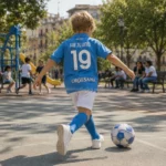 SSC Napoli Home Kids Kit 26_27-over view-HØJLUND 19-image