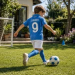 SSC Napoli Home Kids Kit 26_27-over view-LUKAKU 9-image