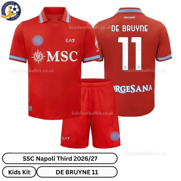 SSC Napoli Third Kids Kit 26_27-over view-DE BRUYNE 11