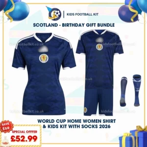 Scotland Home Women Shirt & Kids Football Kit 2026-p