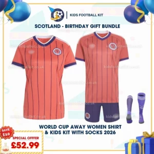 Scotland away Women Shirt & Kids Football Kit 2026-p