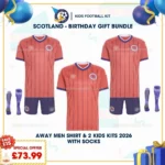 Scotland away men and kids kits 2026 with socks-p