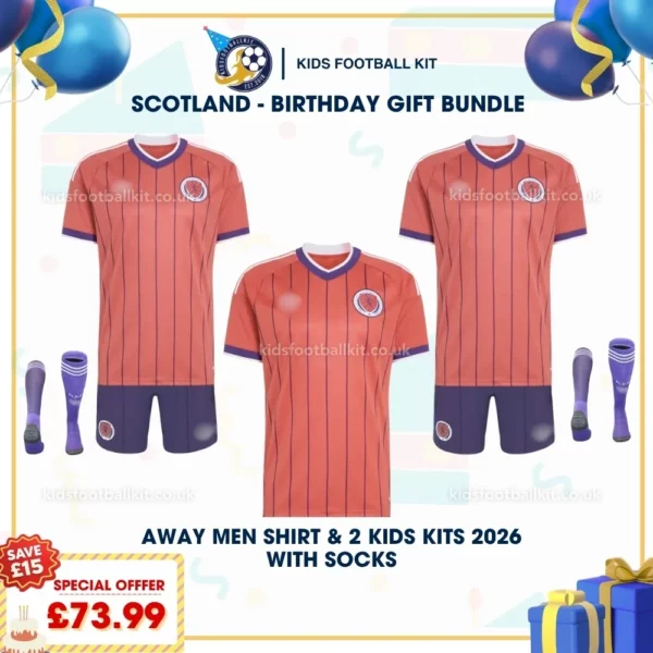 Scotland away men and kids kits 2026 with socks-p
