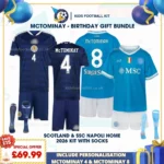 Scotland home & SSC Napoli home 2026 - McTOMINAY 4 & McTOMINAY 8-p
