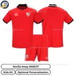 Sevilla Away kids kit 26_27-over view
