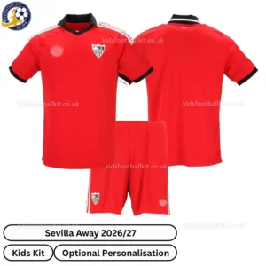 Sevilla Away kids kit 26_27-over view