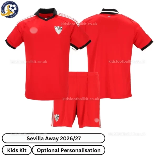 Sevilla Away kids kit 26_27-over view