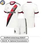 Sheffield United Away kids kit 26_27-over view