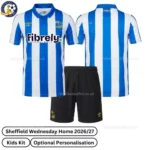 Sheffield Wednesday home kids kit 26_27-over view