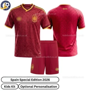 Spain special edition kids kit 2026-over view