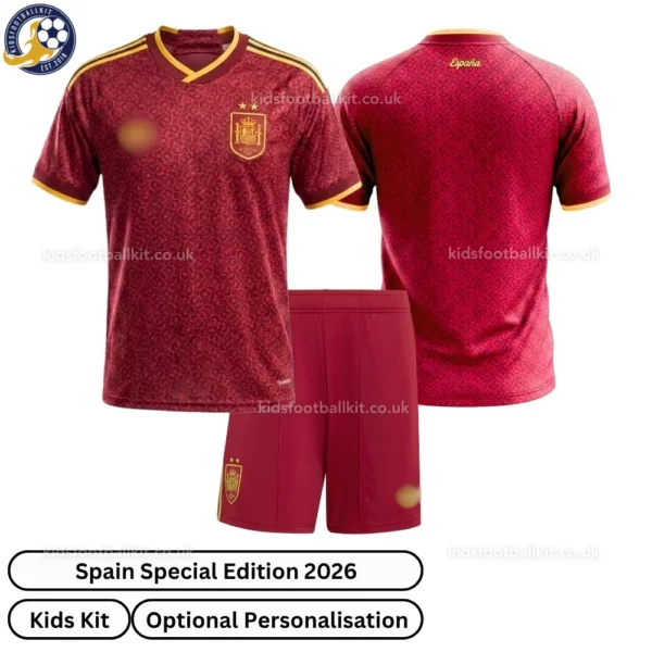 Spain special edition kids kit 2026-over view