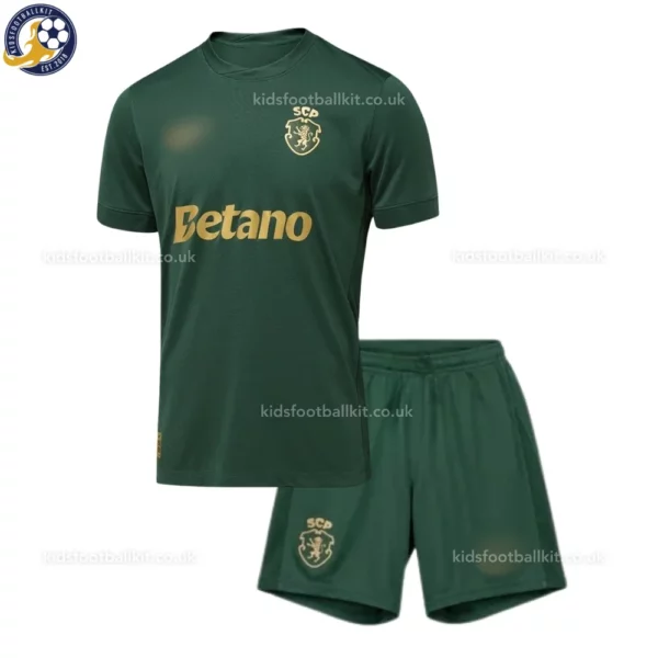 Sporting CP 120th Anniversary Edition kids kit 26_27-front view