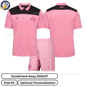 Sunderland Away kids kit 26_27-over view