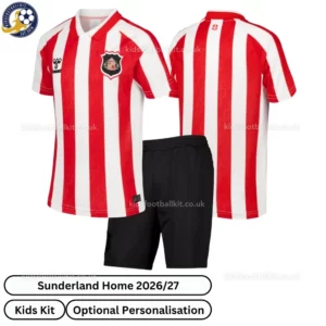 Sunderland Home kids kit 26_27-over view