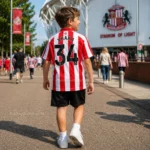 Sunderland Home kids kit 26_27-over view-XHAKA 34-image